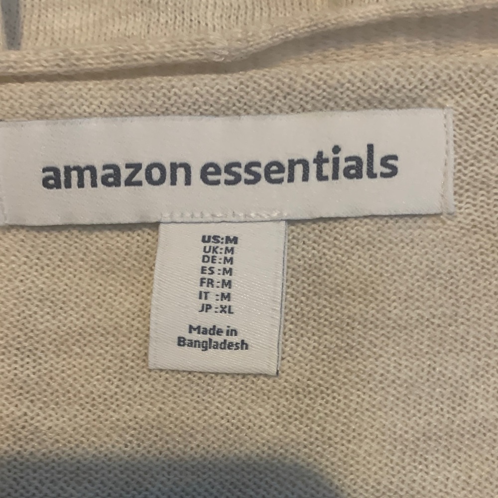Amazon Essentials Cream Knit Top